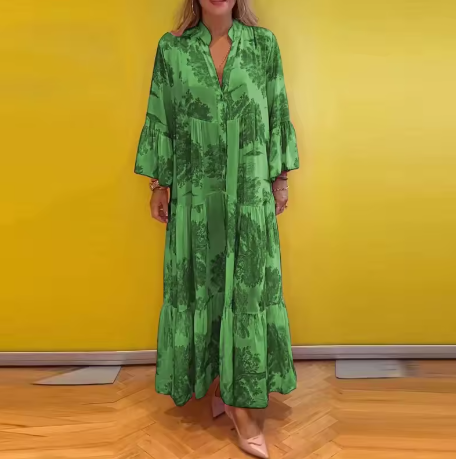 Floravienne™ | Floral Print Dress with Timeless Grace