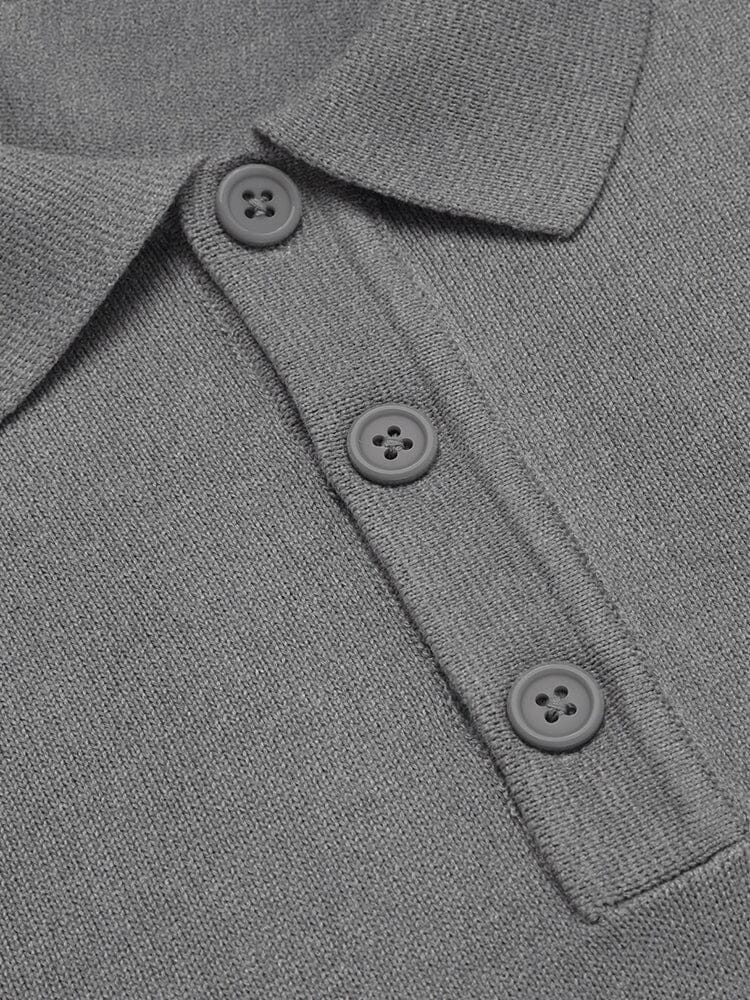 Men‘s Comfortable Casual Knit Polo Shirts